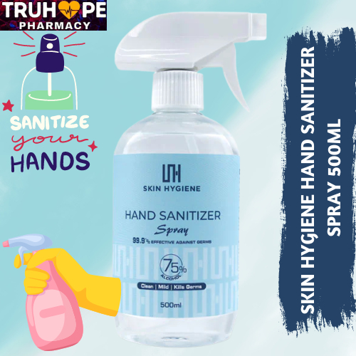 SKIN HYGIENE HAND SANITIZER SPRAY 500ML (MADE IN MALAYSIA) | Shopee ...