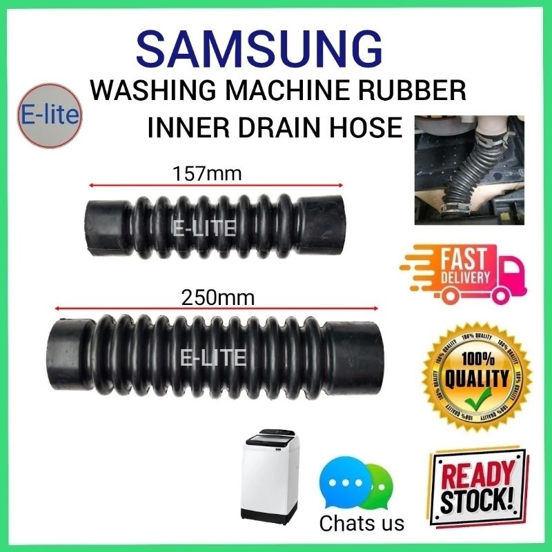 Samsung Washing Machine Rubber Inner Drain Hose Shopee Malaysia