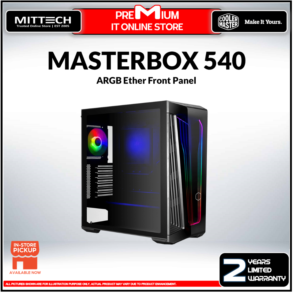 Cooler Master MasterBox MB540-KGNN-S00 Computer Case, Black