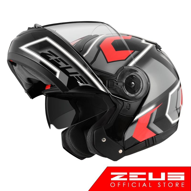 ZEUS HELMETS ZS3050 FLIP UP MODULAR HELMETS Shopee Malaysia