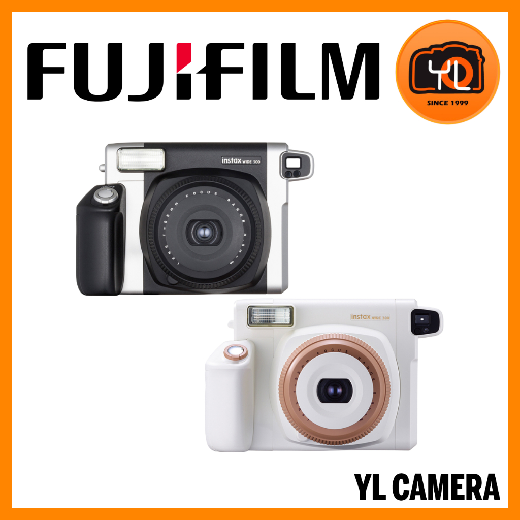 Fujifilm Instax Wide 300 Instant Camera (Black/Toffee) Shopee Malaysia