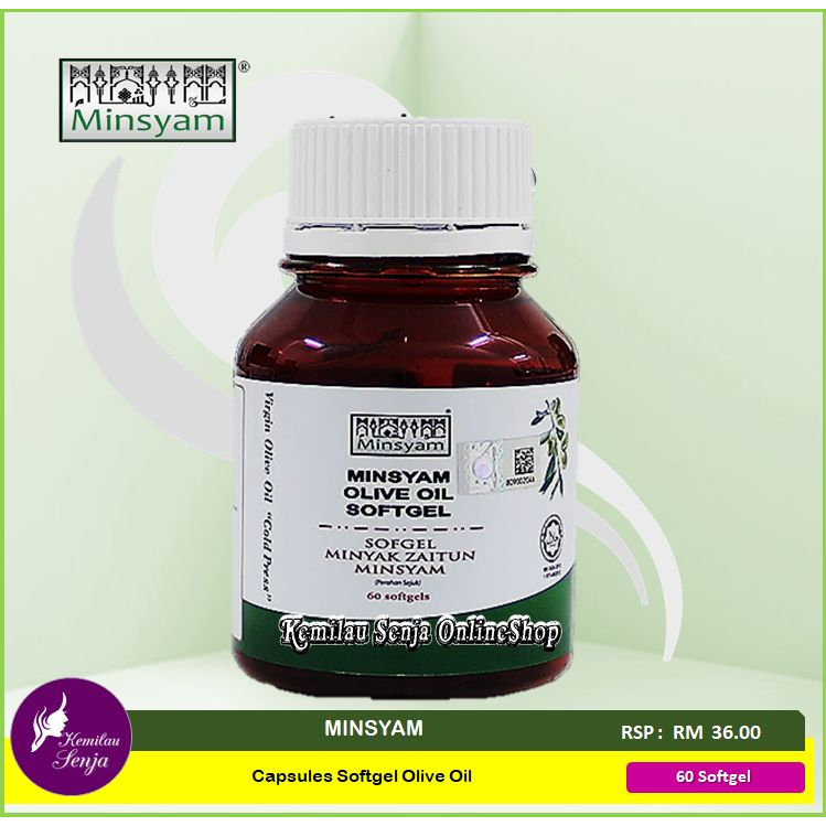 Combo Offer Minsyam Capsule (Softgel) Olive Oil ( Minyak Zaitun