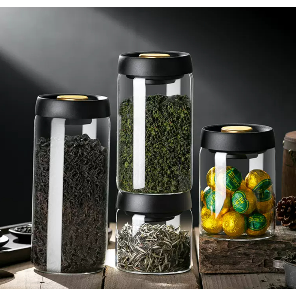 Vacuum Sealed Glass Canister (1800ml) Shopee Malaysia