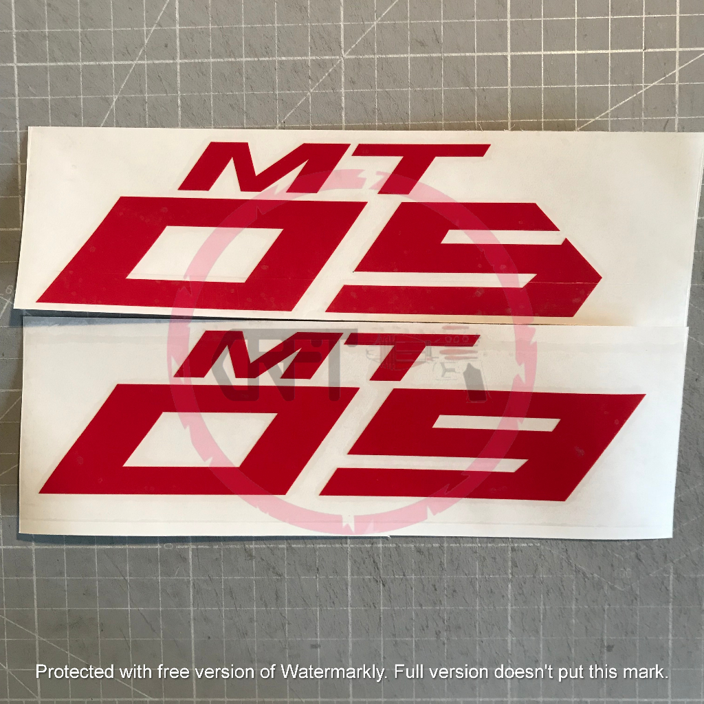 CFS403 2X pcs Yamaha 09 Logo MT07 / MT09 / MT15 / MT25 Radiator side ...