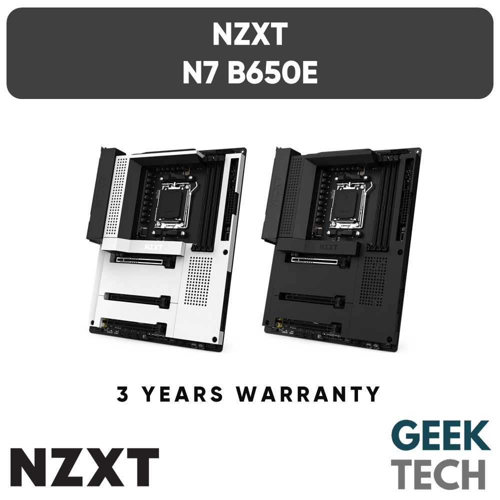 NZXT N7 B650E ATX Motherboard with Builtin WiFi 6E (Support AMD AM4