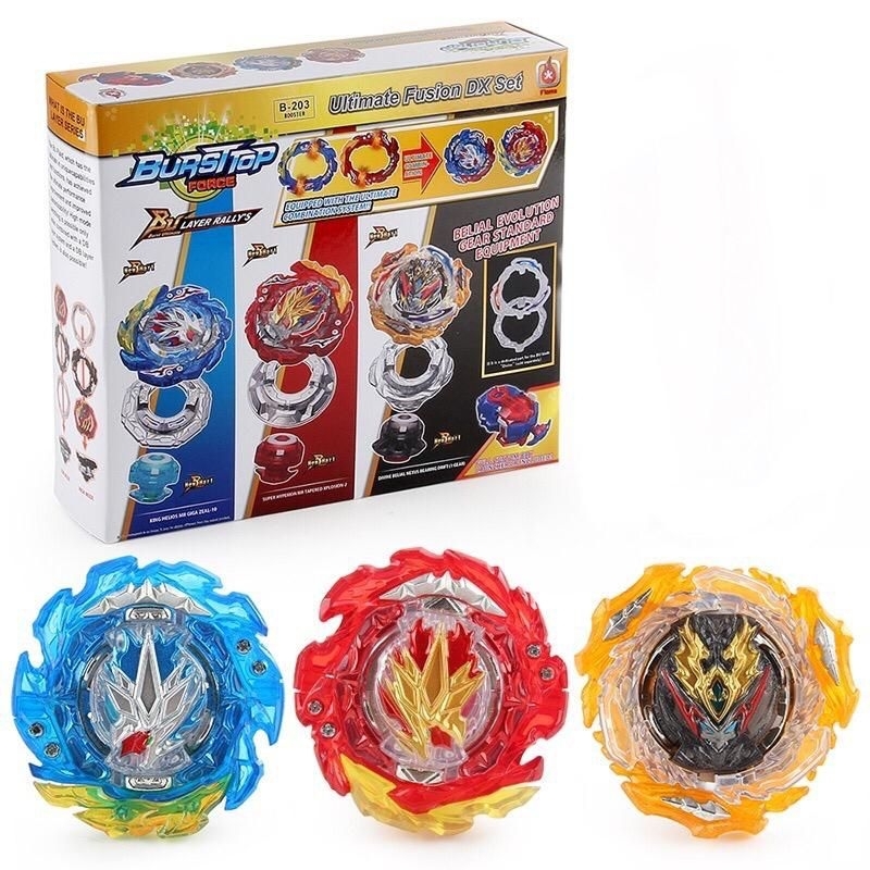 WRC7088 BEYBLADE BUSRT B-203 BOOSTER ULTIMATE FUSION DX SET FLAME BU ...