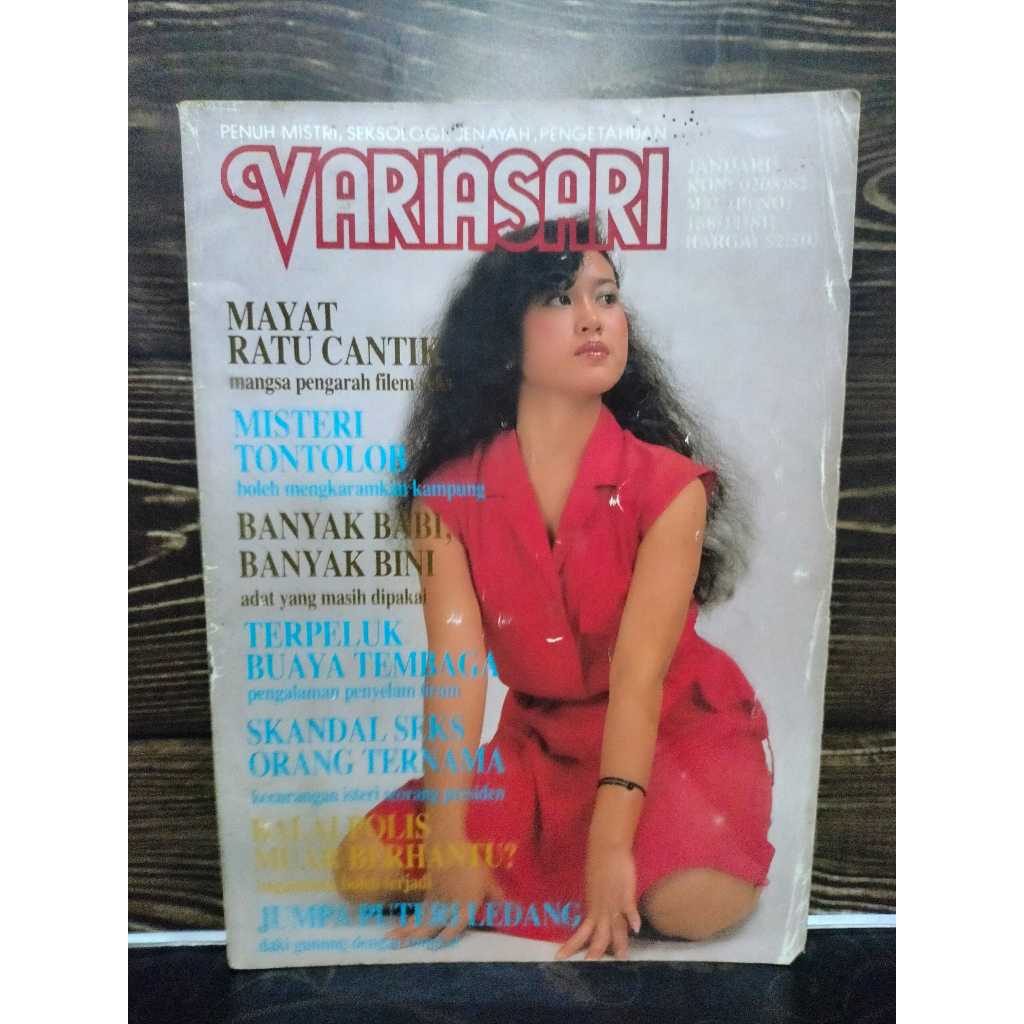 (Rare/Vintage) Majalah Variasari Bil. 20 / Jan 1983 | Shopee Malaysia