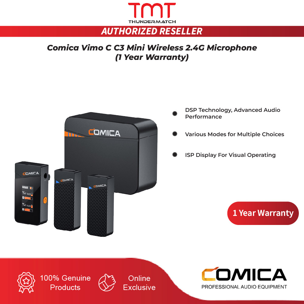 Comica VIMO C C1 / C2 / C3 Mini Digital Wireless 2.4G Microphone (1 ...