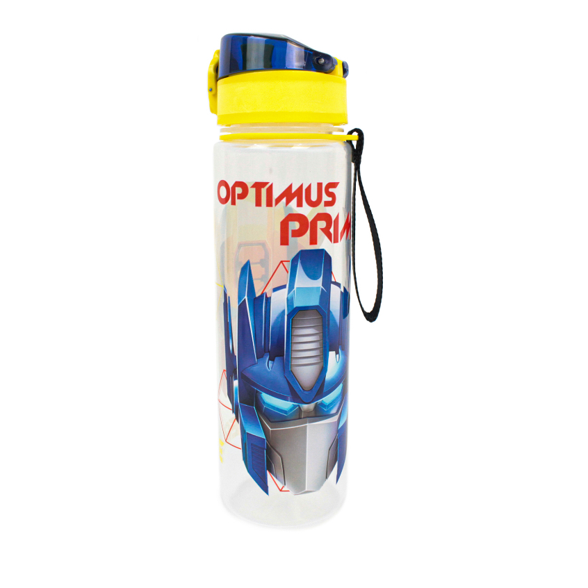 Transformers Optimus Prime & Bumblebee 600ml Water Bottle With Short