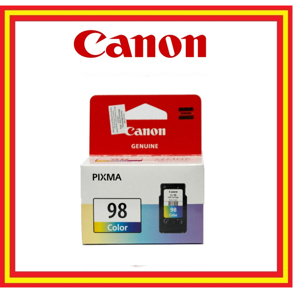 CANON PG88 (Black), CL98 (Color) Ink Cartridge Original Canon Pixma E500, E510, E600, E610