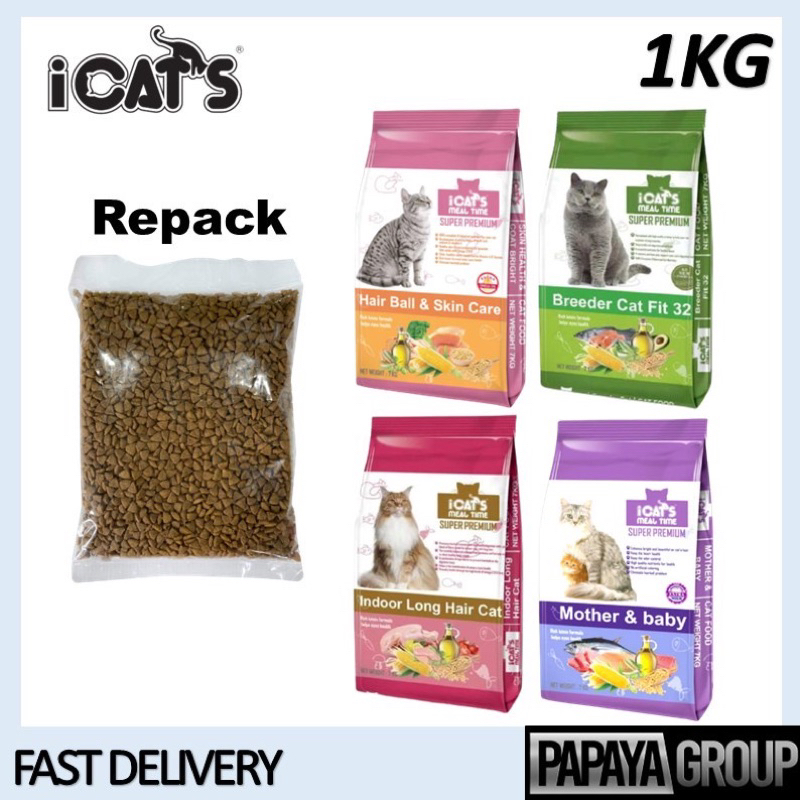 iCats Meal Time Super Premium Cat Food 1kg Shopee Malaysia