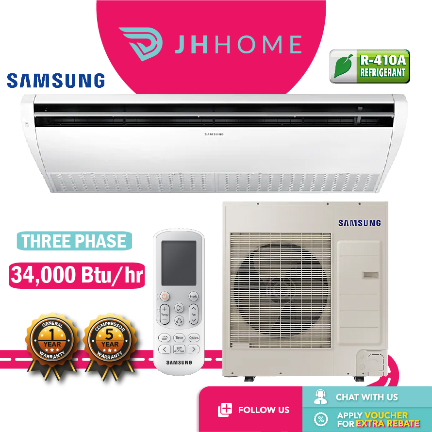 Samsung 34,000 Btu/hr Inverter Ceiling Suspended Air Conditioner ...