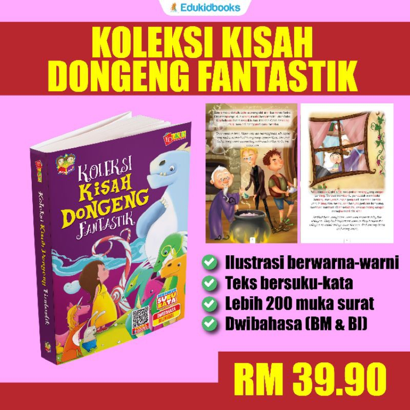 Koleksi Kisah Dongeng Fantastik (Dwibahasa Malay-english) | Shopee Malaysia