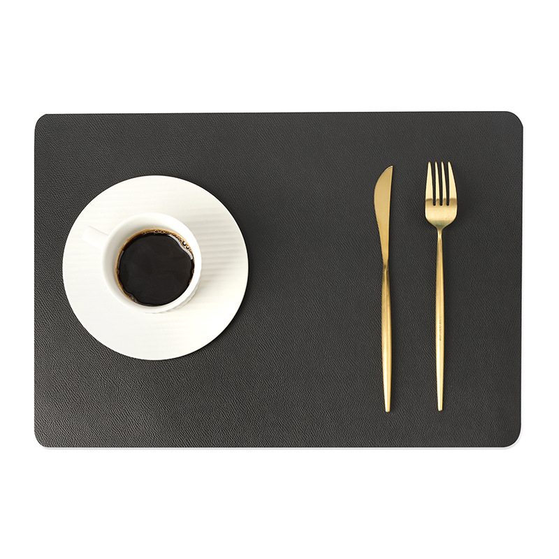 Faux Leather Table Placemats Table Mats Washable Heat Resistant Non