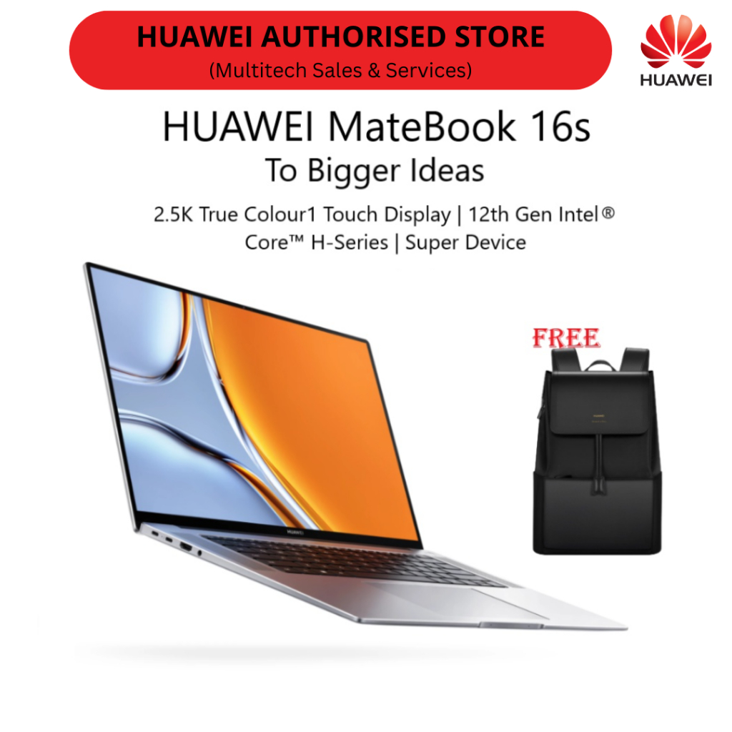 Huawei Matebook 16s Intel Core i7 16GB Ram + 1TB Rom Touch screen ...