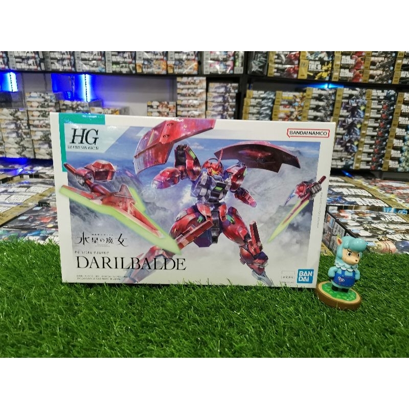 Bandai-traje móvil Original HG 1/144, GUNDAM DARILBALDE, conjunto de