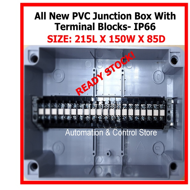 PVC LINK|EB863|PVC BOX|PVC JUNCTION BOX|TERMINAL BLOCK|TBR-10|DIN RAIL ...