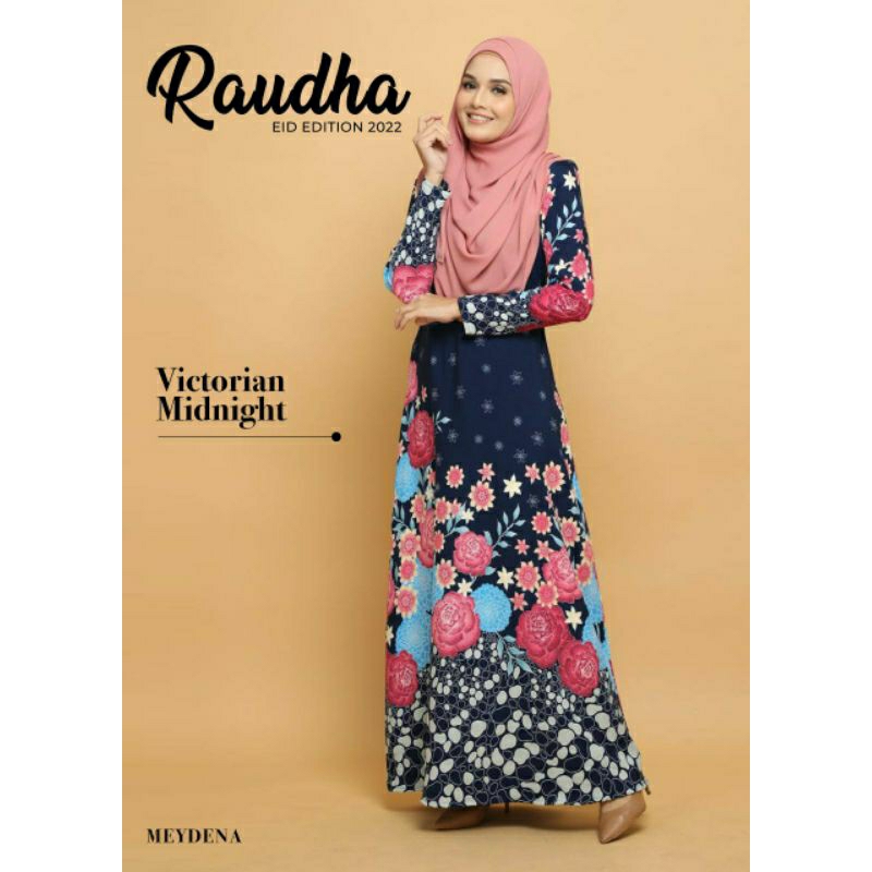 Jubah Raudha Koleksi Raya Sedondon by Meydena | Shopee Malaysia