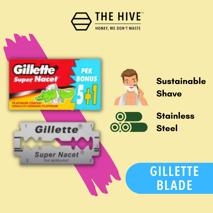 Gillette Super Nacet Razor Blade (5+1) Shopee Malaysia
