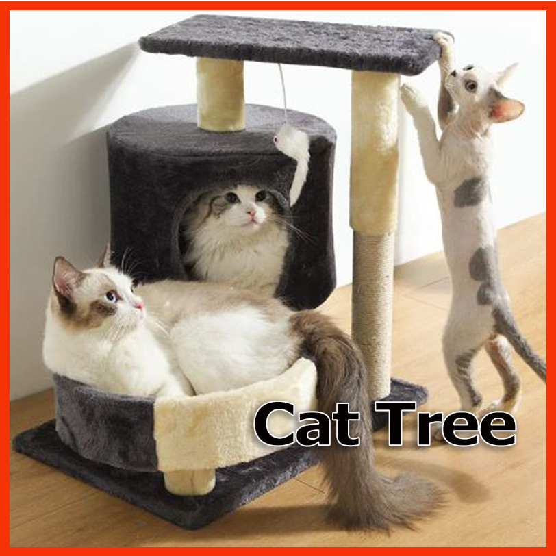 Cat Tree Scratcher House Rumah Kucing Villa Playground Tower House ...