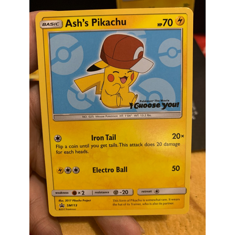 Pokemon Tcg - Ash's Pikachu Promo | Shopee Malaysia