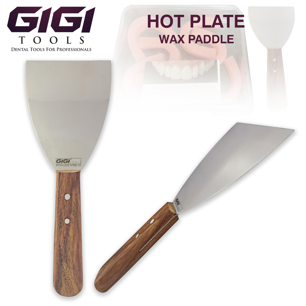 GIGI TOOLS Wax Paddle Hot Plate 8cm Lab Denture, Dental Instrument