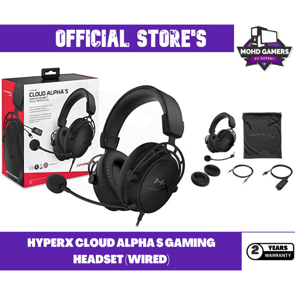 HYPERX CLOUD ALPHA S GAMING HEADSET (WIRED) Shopee Malaysia