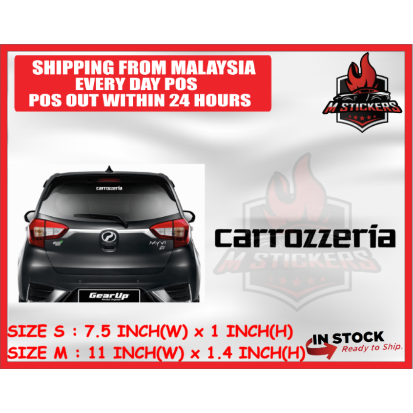 CARROZZERIA STICKER CAR STICKER MYVI VIVA AXIA WIRA WAJA VIOS CITY ...