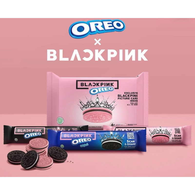 Oreo x Blackpink Sandwich Cookies Limited Edition 248.4g / 256.5g ...