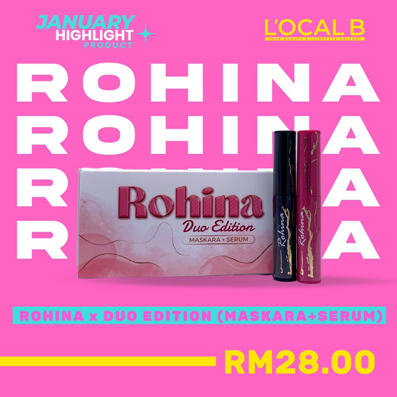 ROHINA X DUO EDITION ( MASKARA + SERUM ) | Shopee Malaysia