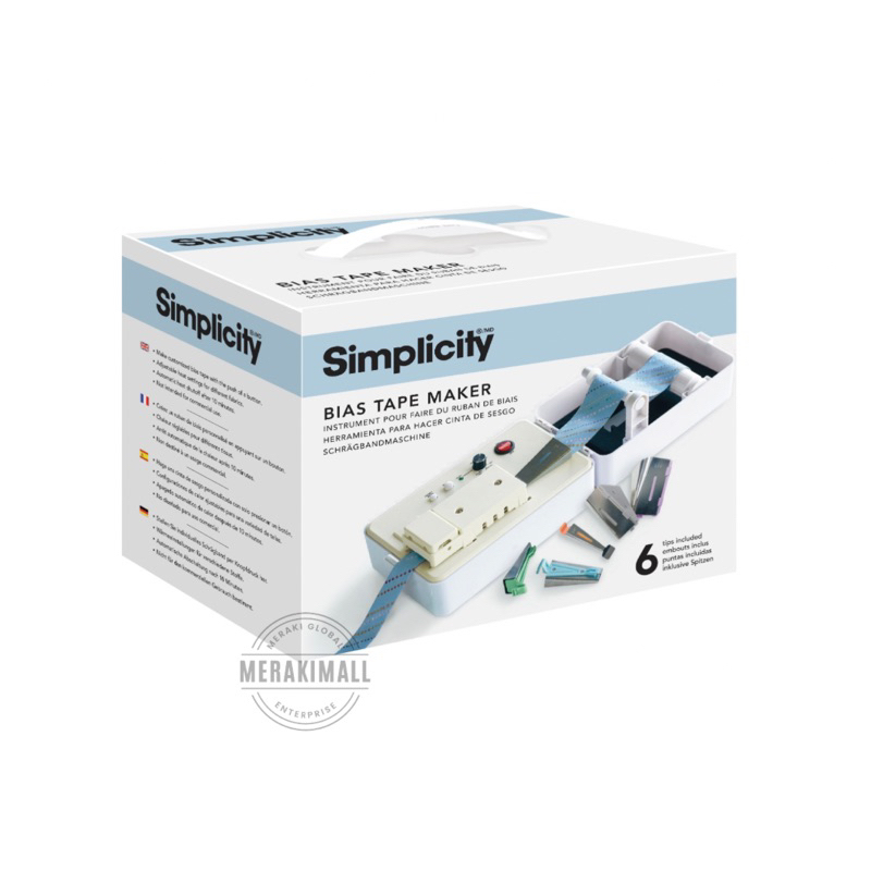 Simplicity Bias Tape Maker Machine DIY Bias Binding Sewing Tool