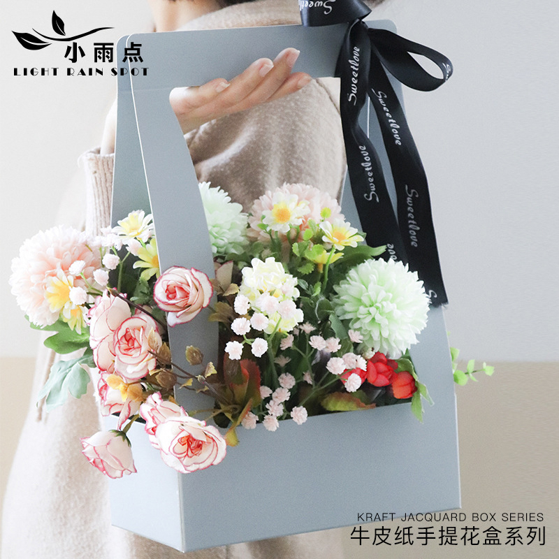 FOLDABLE FLOWER Florist Bouquet Chocolate Packaging Door Gift Surprise ...