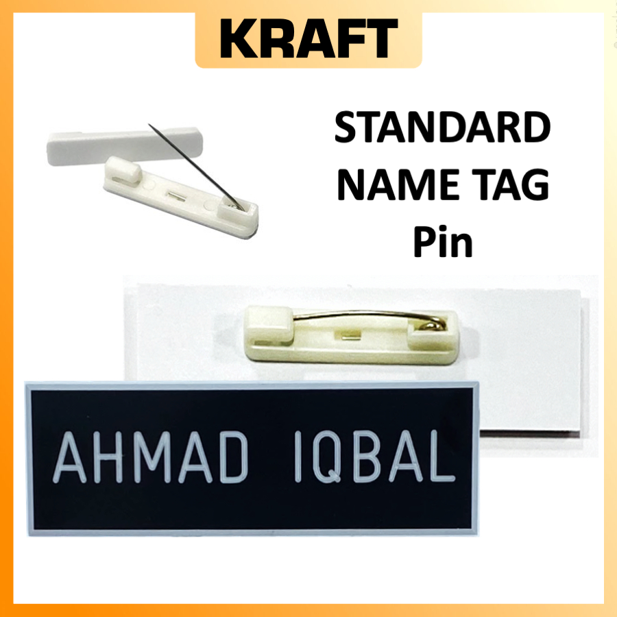 Name Tag Rumi MAGNET, PIN, tag nama name tag sekolah cikgu nametag ...
