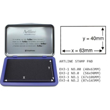 ARTLINE STAMP PAD NO. 00 ( 40MM X 63MM) | Shopee Malaysia