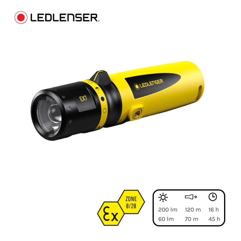 Ledlenser EX7 & iL7 (3x AA Batteries) / EX7R & iL7R (Rechargeable ...