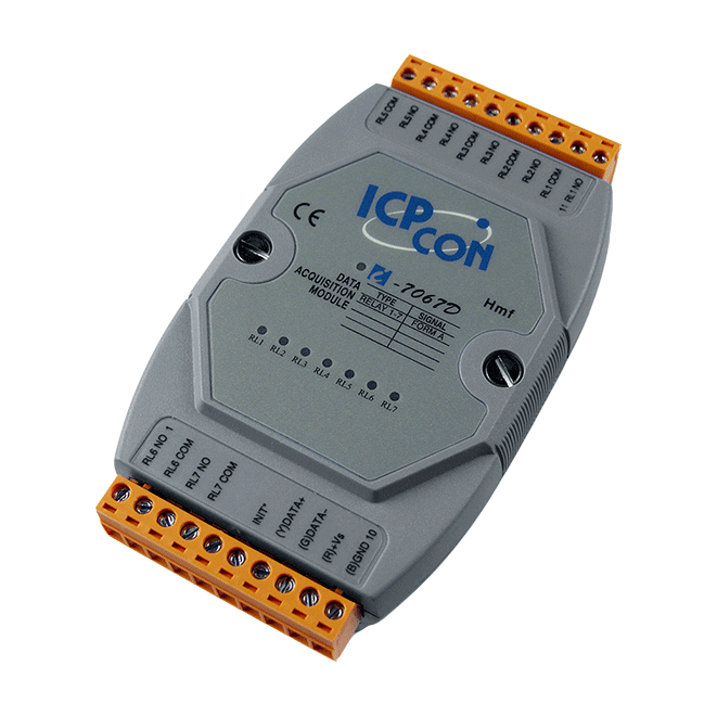ICPDAS I-7067D-G 7-ch Signal Relay Module with LED Display | Shopee ...
