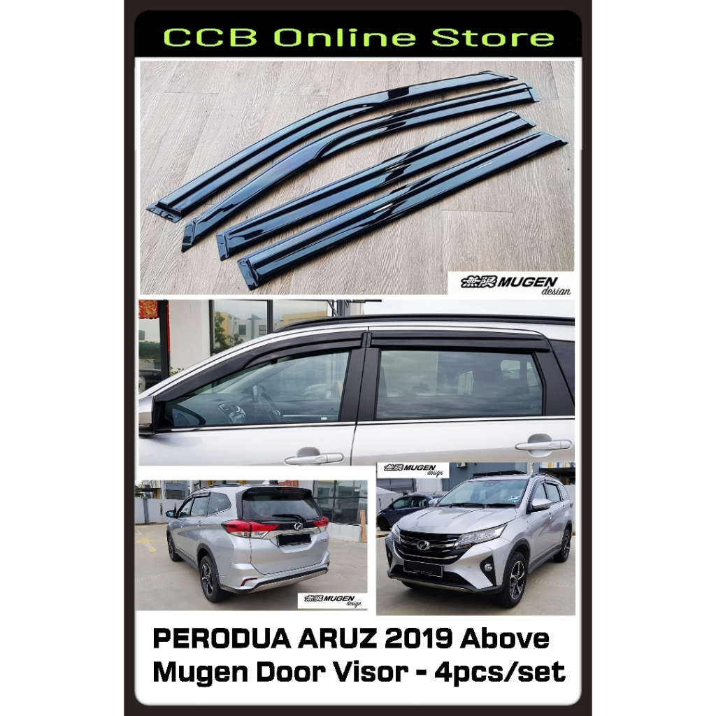 Venttec Cosmo Perodua Aruz 2019 Year Above Mugen Door Visor / Window ...