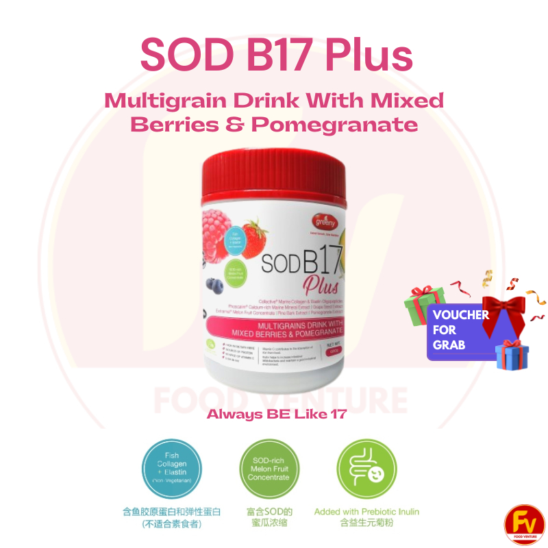 [New Enhance Version for BE17] SOD B17 Plus - Multigrains Drink with ...