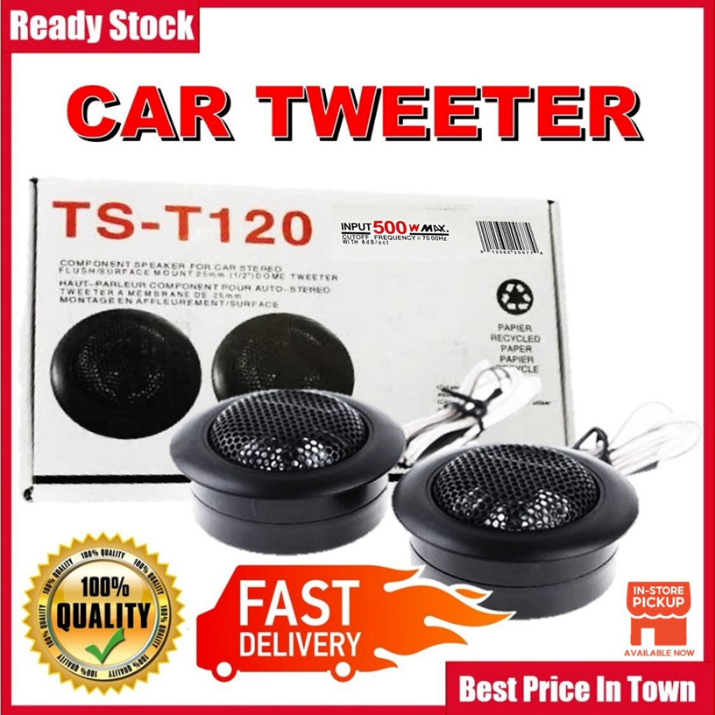 TS-T120 25mm Dome Tweeter for Car Audio System Mini Dome Tweeter Max ...
