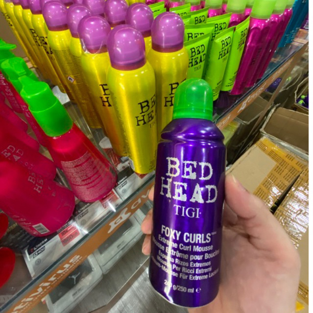 Tigi Bed Head Foxy Curl Extreme With Curl Boosting MegaMousse Shopee Malaysia