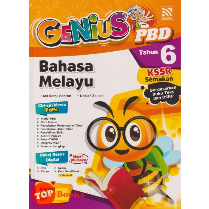 [TOPBOOKS Pelangi] Genius PBD Bahasa Melayu Tahun 6 KSSR Semakan (2023 ...