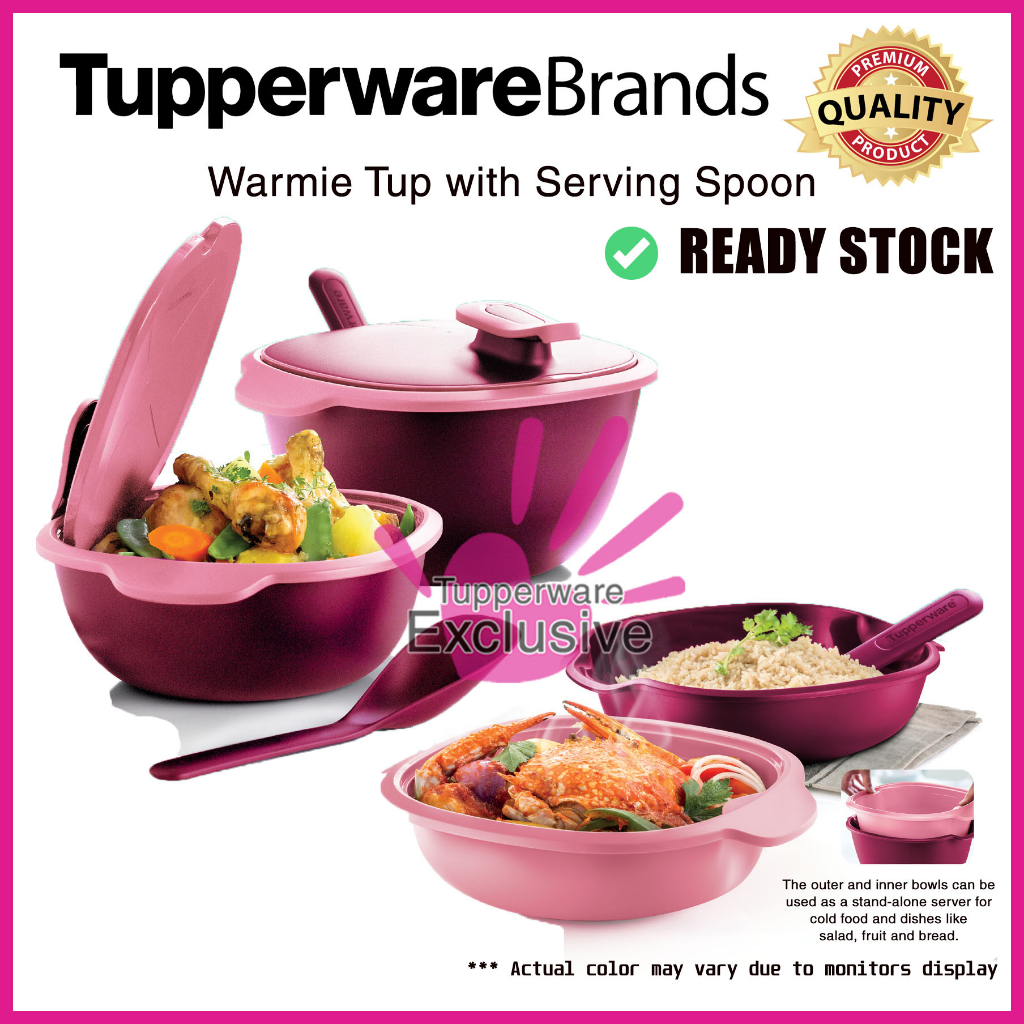 Warmie Tup Tupperware Joy Keeper Round Server Tupperware Original Bekas