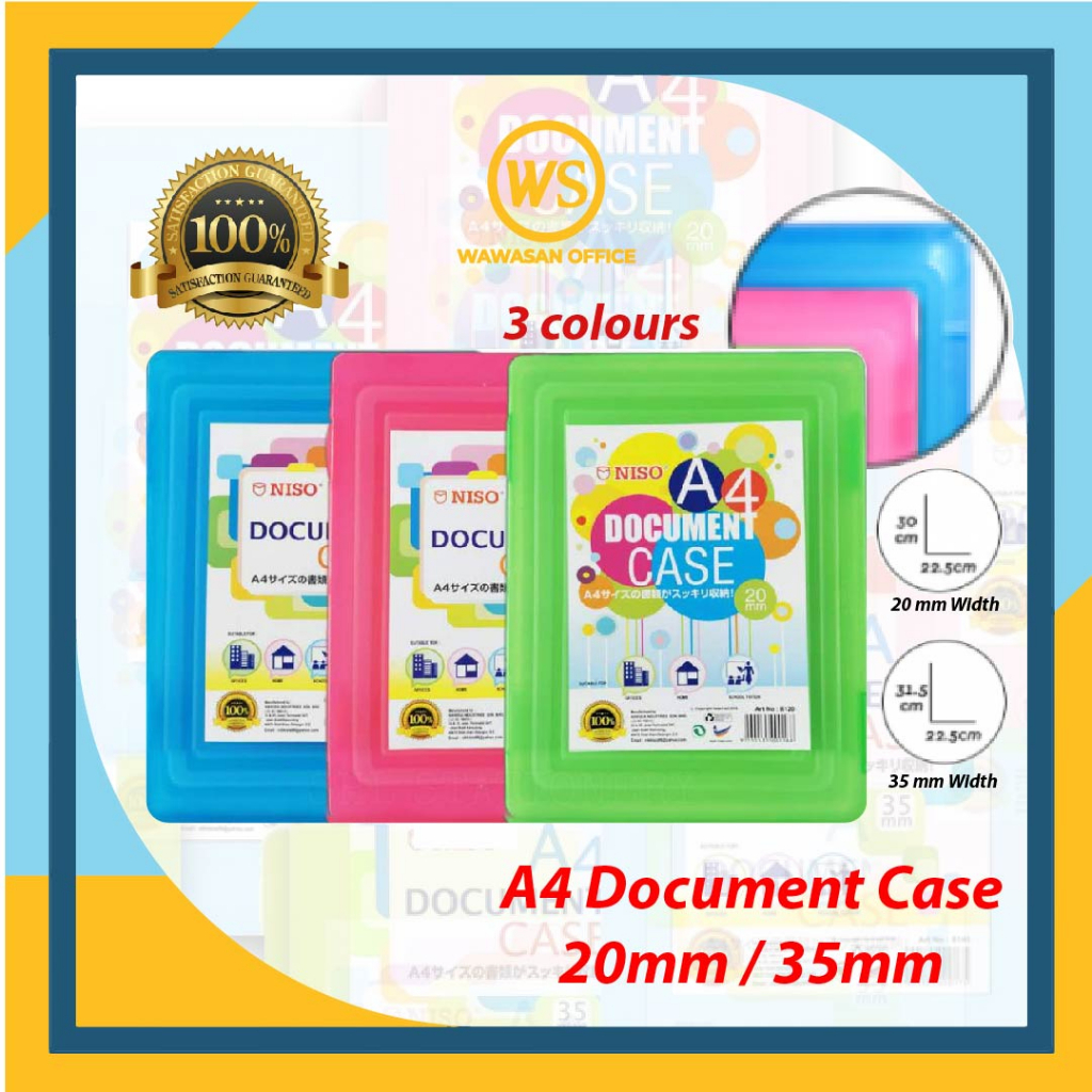 A4 Document Case / File Case / Document Holder A4 Size Holder Document