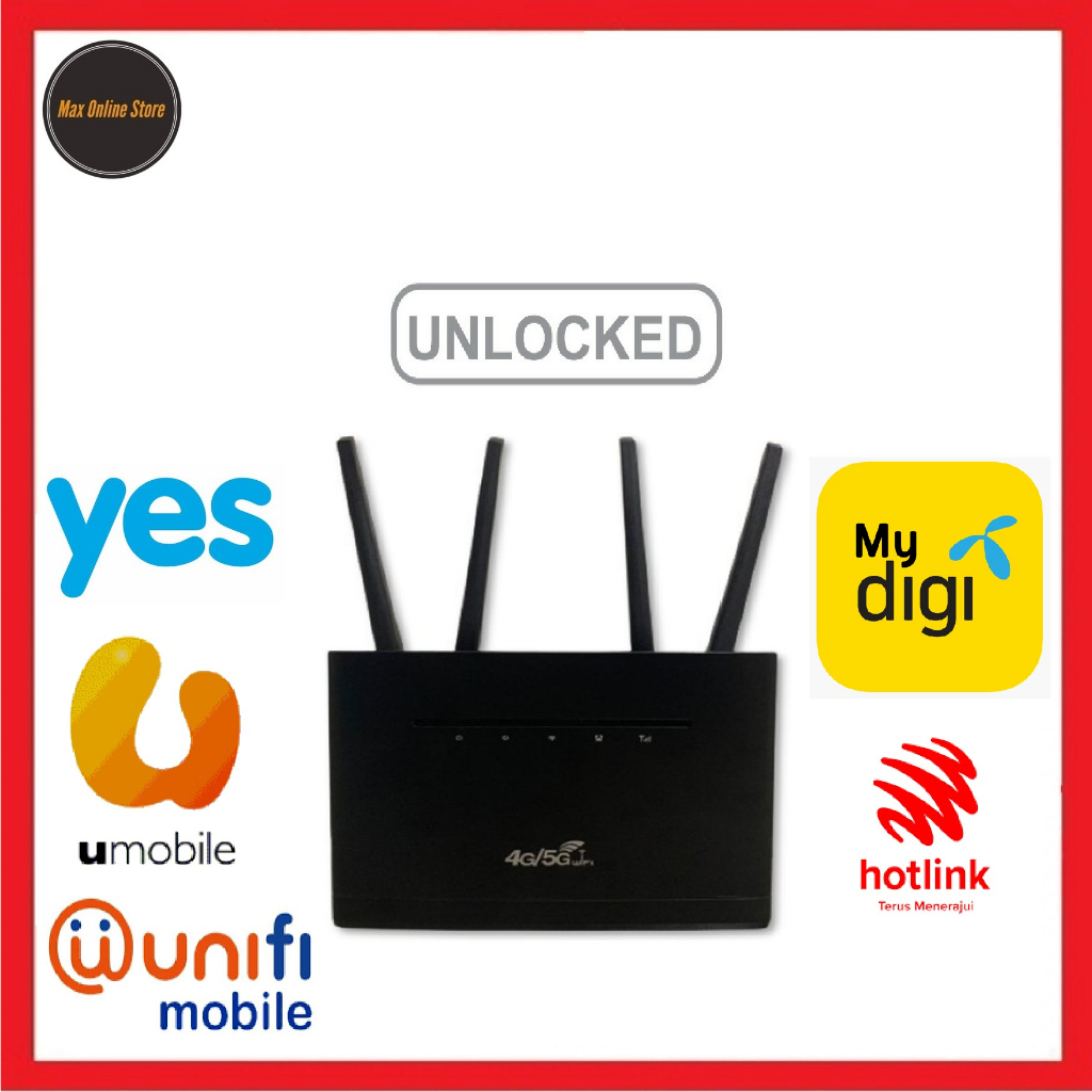 New Modem Modified Unlimited Hotspot V12 Support All Malaysia Telco 4G