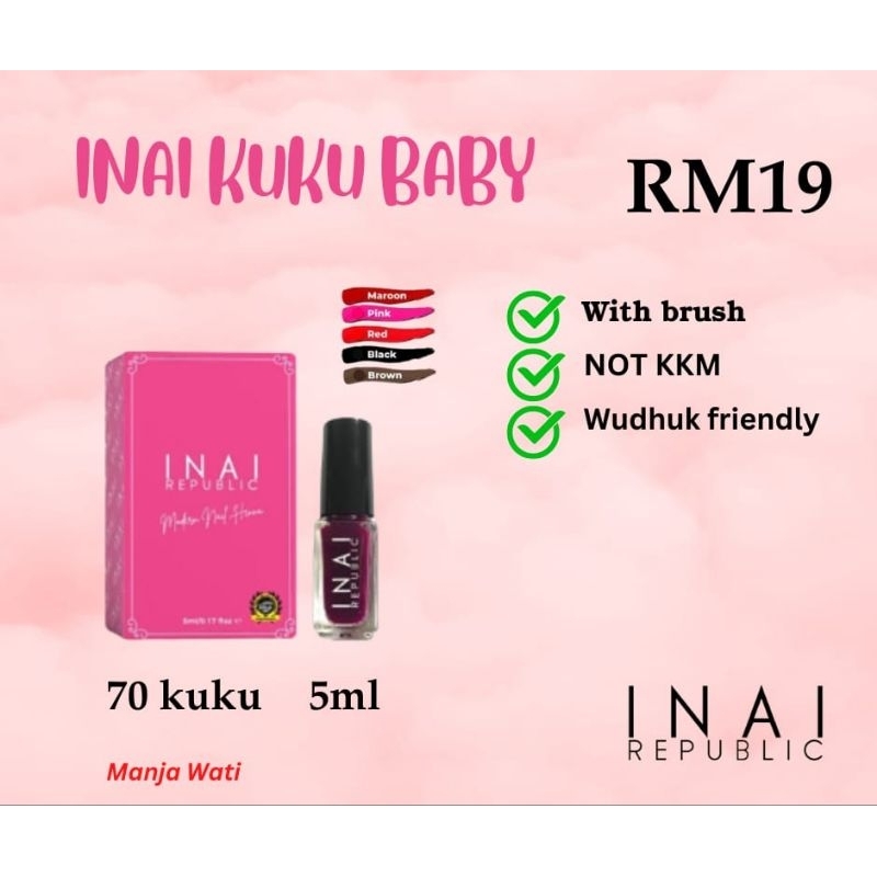 INAI REPUBLIC , INAI KUKU BABY 5ML | Shopee Malaysia