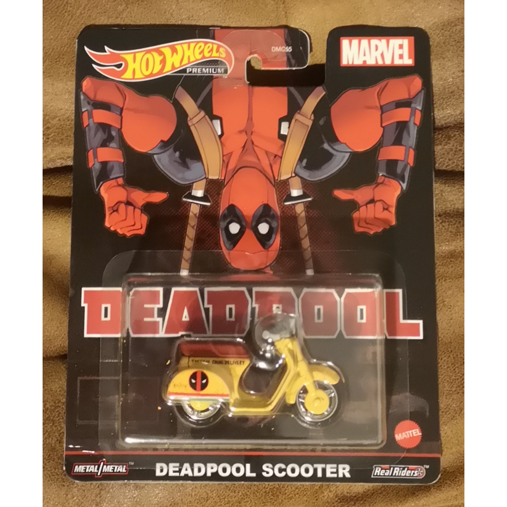 Hot Wheels Premium Deadpool Scooter Loki Thanoscopter The Amazing