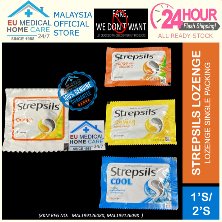 (Exp04/2024) Strepsils Soothing Sore Throat Lozenges (Single