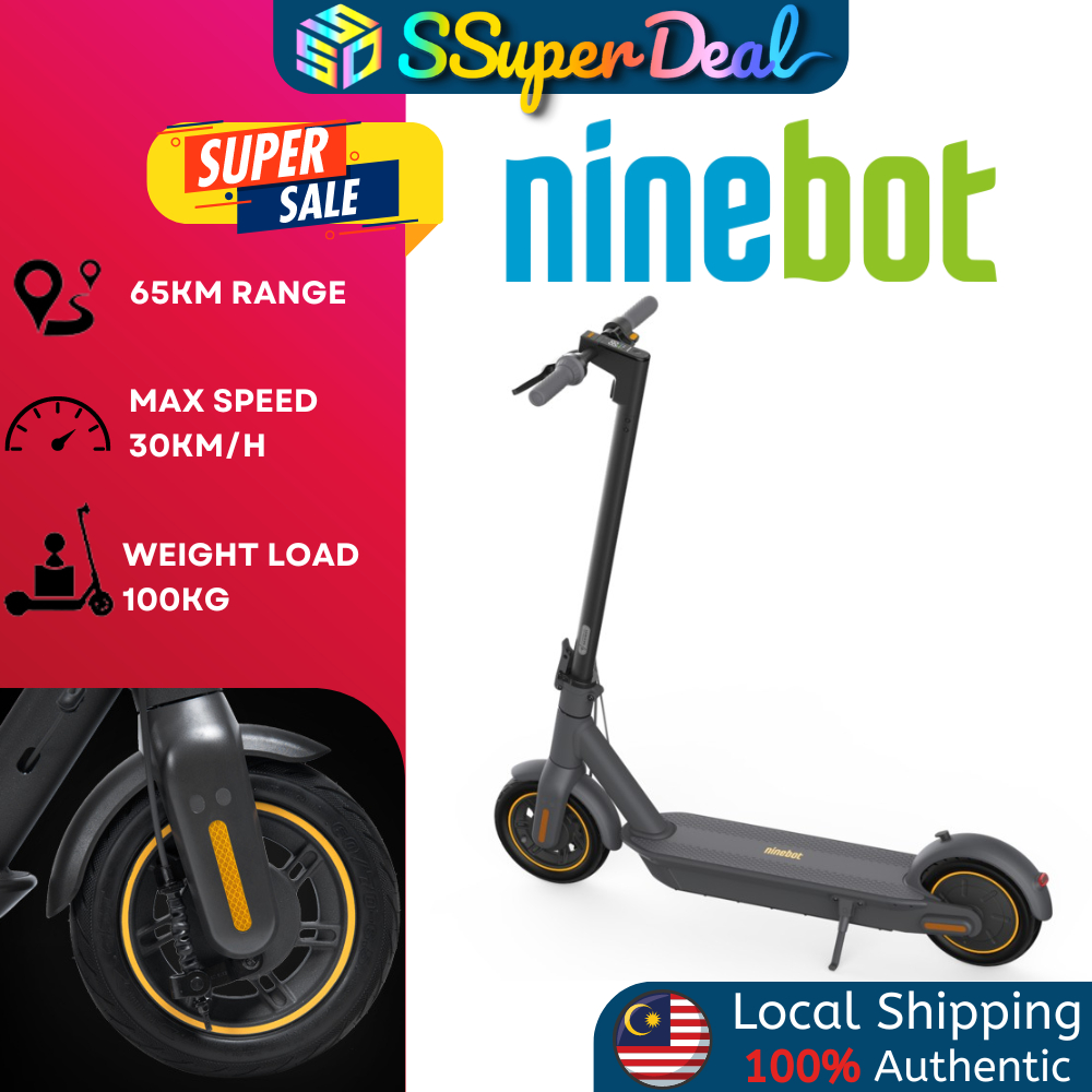 Ninebot KickScooter Scooter MAX G30P by Segway (10-inch Pneumatic Tires ...