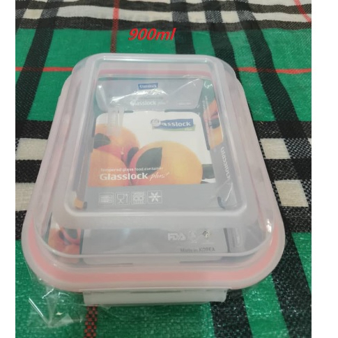 Glasslock Plus Rectangular 900ml(1) | Shopee Malaysia