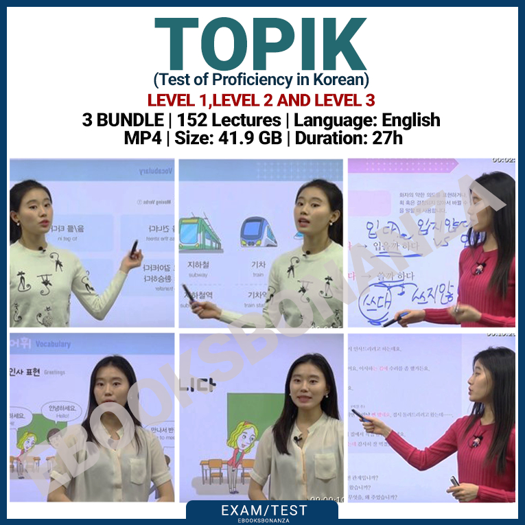 Video Course Topik Test Of Proficiency In Korean Korean Language Beginners To Advanced 2126